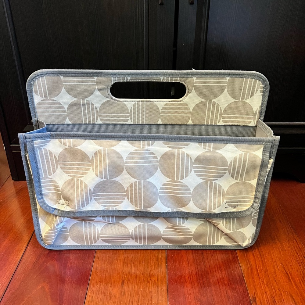 Thirty One Deluxe Double Duty Caddy Deco Dots
